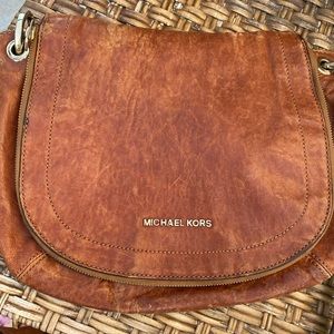 Michael Kors Camel Leather Bag